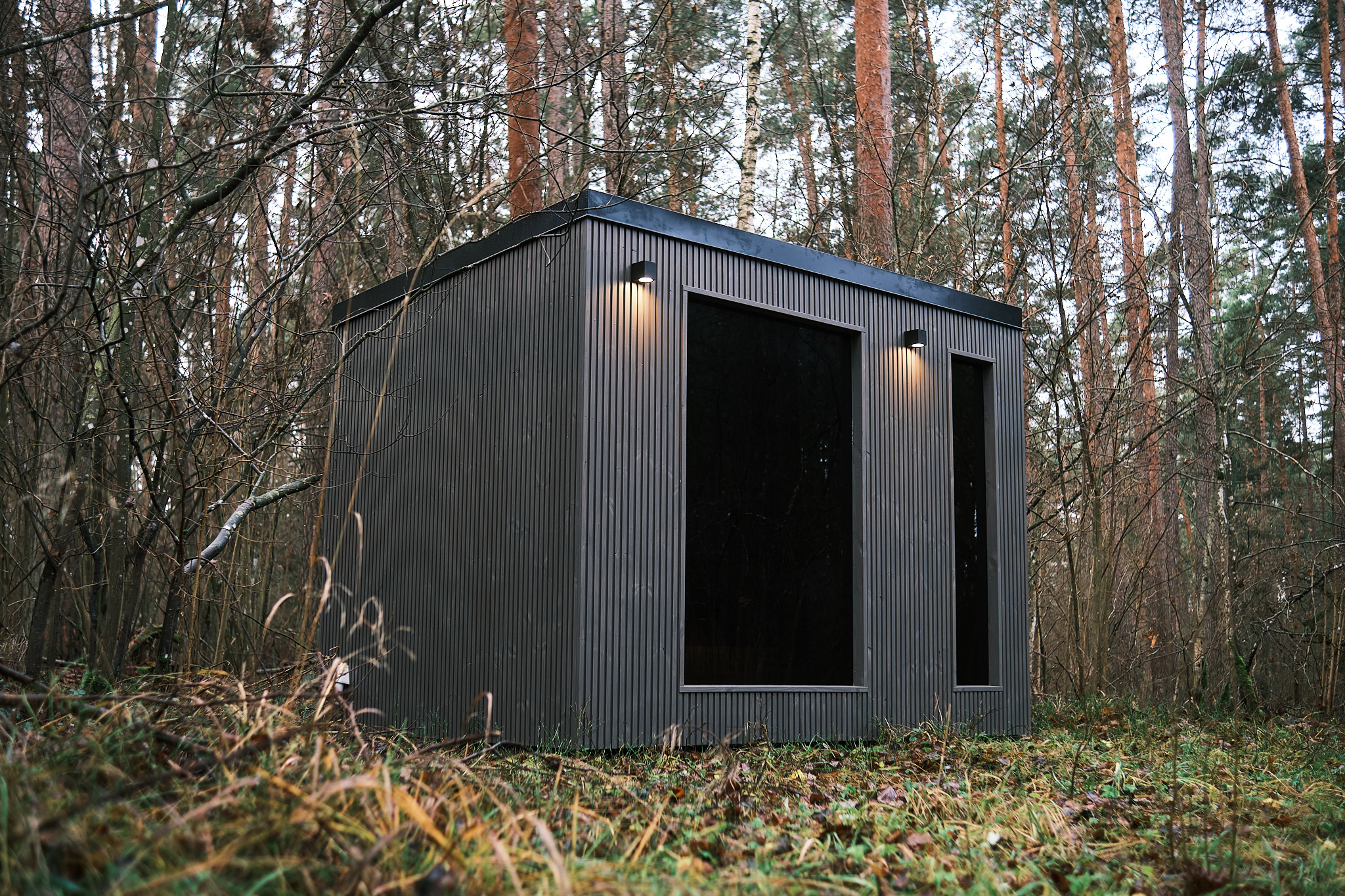 Cube Sauna with shower