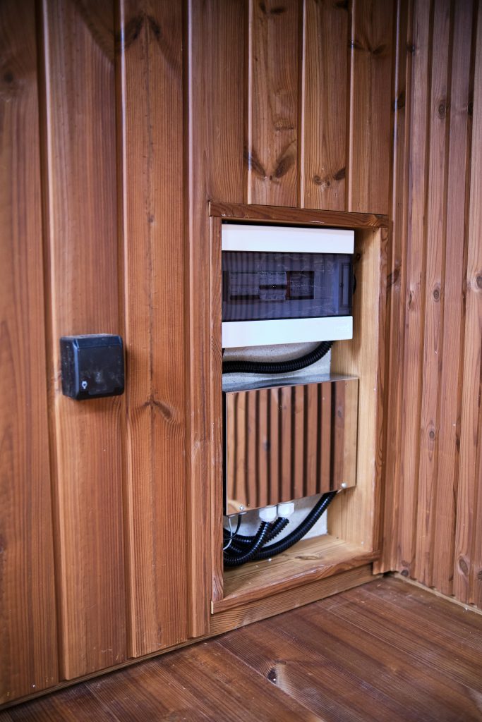 thermo pine Sauna interior